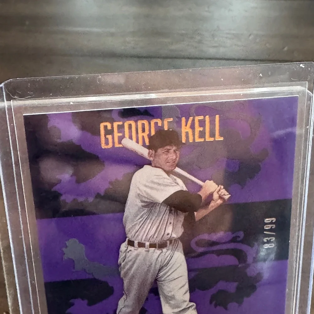 Panini Crusade Trading Card George Kell Detroit Purple Numbered 83/99 No76